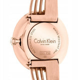 Calvin Klein Drift White Dial Rose Gold Steel Strap Watch for Women - K6S2N616 Buy Now By Calvin Klein