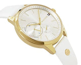 Tommy Hilfiger Brooklyn Quartz White Dial White Leather Strap Watch for Women - 1782018 Buy Now By Tommy Hilfiger