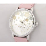 Coach Perry Silver Dial Pink Leather Strap Watch For Women - 14503325 Buy Now By Coach