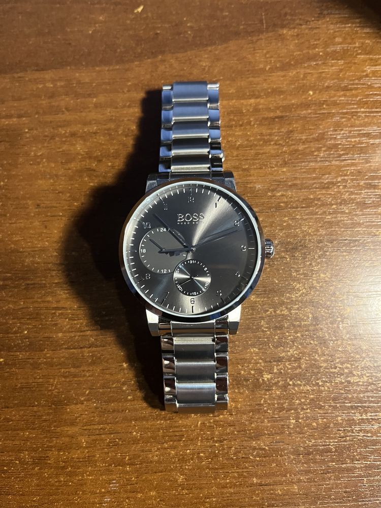 Hugo Boss Oxygen Grey Dial Silver Steel Strap Watch for Men - 1513596 Buy Now By Hugo Boss