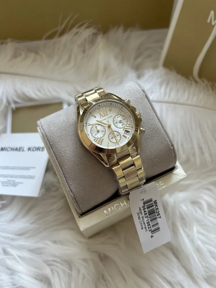 Michael Kors Lexington Quartz Gold Dial Gold Steel Strap Watch For Women - MK6267 Buy Now By Michael Kors