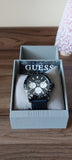 Guess Odyssey Quartz Black Dial Black Silicone Strap Watch For Men - W1108G3 Buy Now By Guess