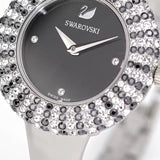 Swarovski Crystal Rose Black Dial Silver Steel Strap Watch for Women - 5484076 Buy Now By Swarovski