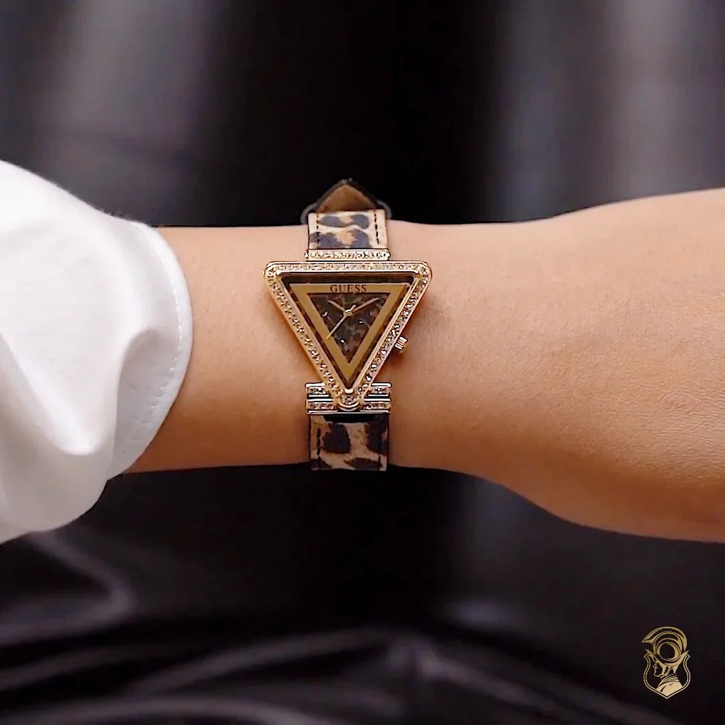 Guess Fame Diamonds Rose Gold Dial Rose Gold Mesh Bracelet Watch for Women - GW0508L3 Buy Now By Guess