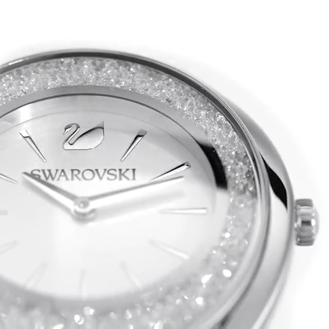 Swarovski Crystalline Aura Silver Dial Silver Steel Strap Watch for Women - 5519462 Buy Now By Swarovski