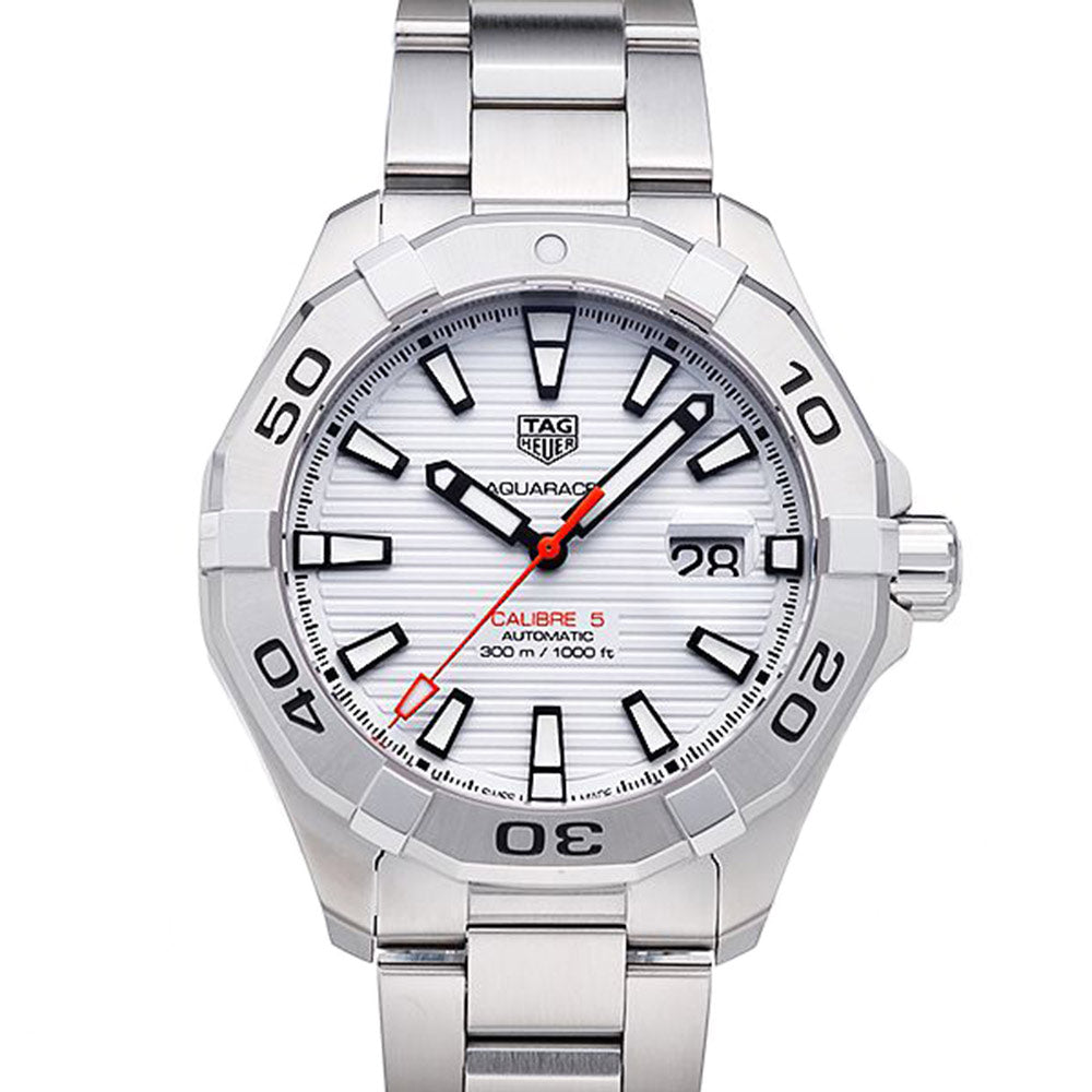 Tag Heuer Aquaracer White Dial Watch for Men - WAY2013.BA0927 Buy Now By Tag Heuer
