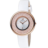 Swarovski Crystalline Pure White Dial White Leather Strap Watch for Women - 5376083 Buy Now By Swarovski