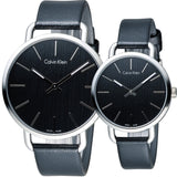 Calvin Klein Even Black Dial Black Leather Strap Watch for Women - K7B211C1 Buy Now By Calvin Klein