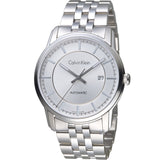 Calvin Klein Infinity Automatic Silver Dial Silver Steel Strap Watch for Men - K5S34146 Buy Now By Calvin Klein