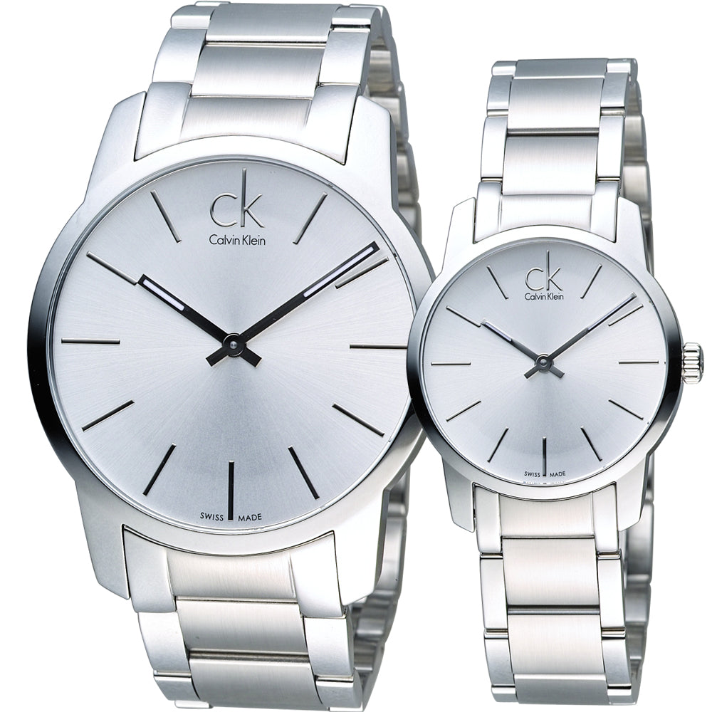 Calvin Klein City Silver Dial Silver Steel Strap Watch for Women - K2G23126 Buy Now By Calvin Klein