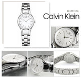 Calvin Klein Simplicity White Dial Silver Steel Strap Watch for Women - K4323126 Buy Now By Calvin Klein