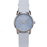 Calvin Klein City Blue Dial Blue Leather Strap Watch for Women - K2G231VN Buy Now By Calvin Klein