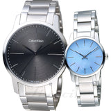 Calvin Klein City Mother of Pearl Blue Dial Silver Steel Strap Watch for Women - K2G2314X Buy Now By Calvin Klein