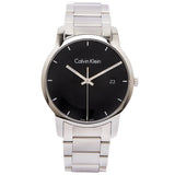 Calvin Klein City Chronograph Black Dial Silver Steel Strap Watch for Men - K2G2G14Y Buy Now By Calvin Klein