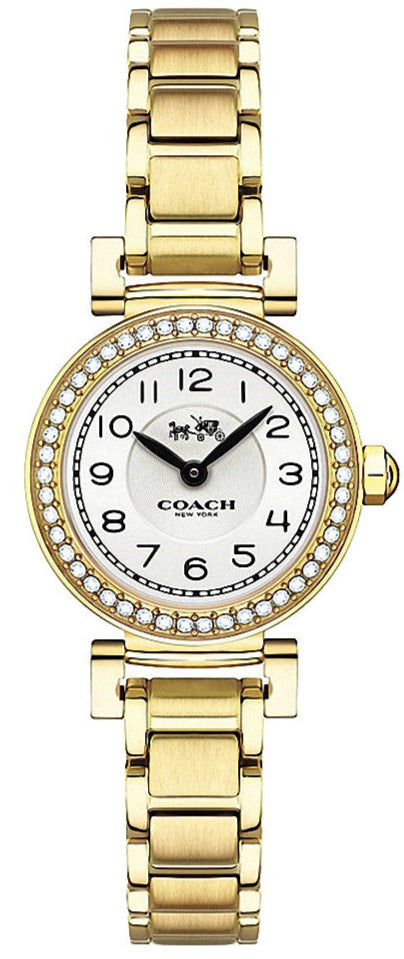 Coach Madison White Dial Gold Steel Strap Watch for Women - 14502403 Buy Now By Coach