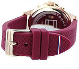 Tommy Hilfiger Haven Quartz White Dial Red Rubber Strap Watch For Women - 1782200 Buy Now By Tommy Hilfiger