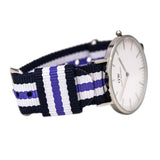 Daniel Wellington Classic Trinity White Dial Three Tone Nylon Strap Watch For Women - 0609DW Buy Now By Daniel Wellington