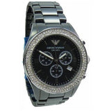 Emporio Armani Ceramica Black Dial Black Ceramic Strap Watch For Men - AR1455 Buy Now By Emporio Armani