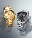 Guess Connoisseur Black Dial Silver Steel Strap Watch for Men - GW0265G1 Buy Now By Guess