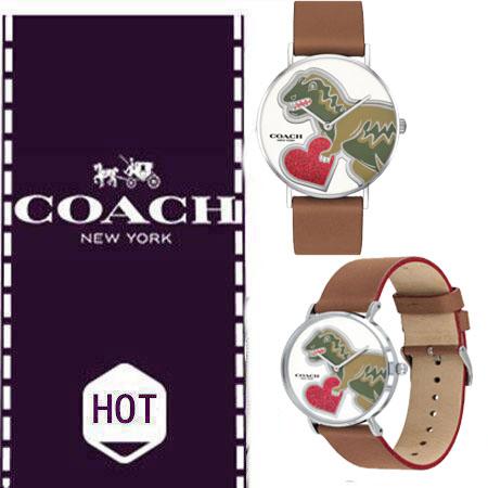 Coach Perry White Dial Brown Leather Strap Watch for Women - 14503514 Buy Now By Coach