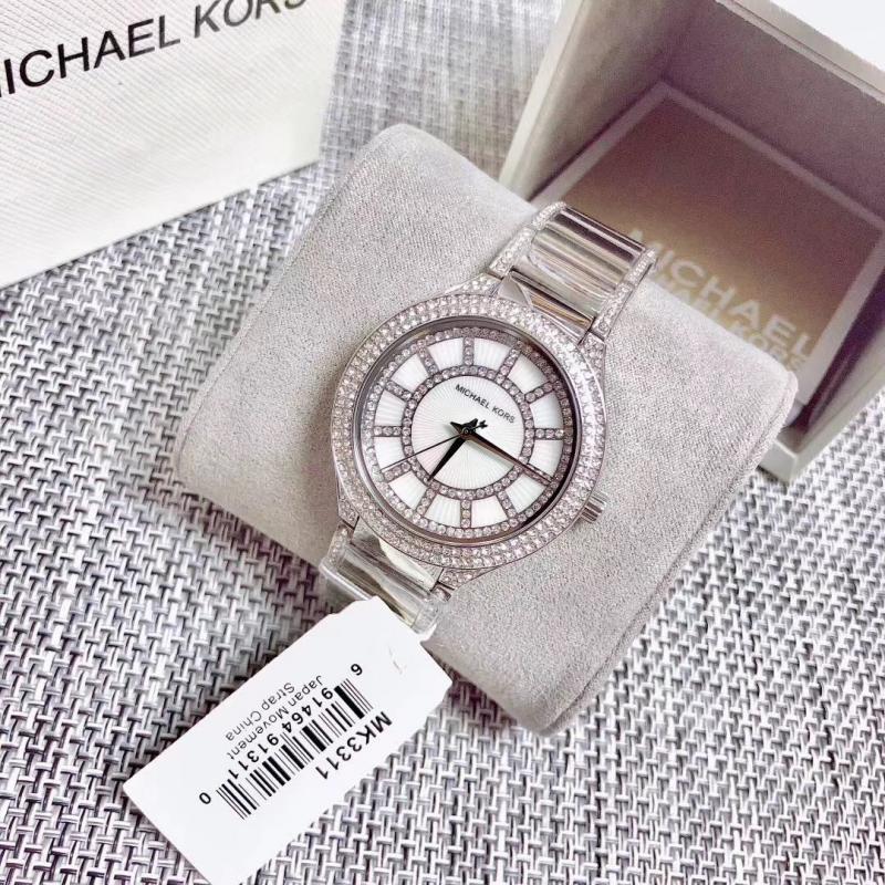 Michael Kors Kerry Silver Tone Silver Steel Strap Watch for Women - MK3311 Buy Now By Michael Kors