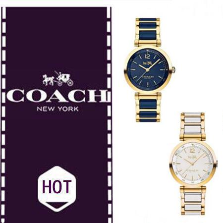 Coach Sport Ceramic Blue Dial Two Tone Steel Strap Watch for Women - 14502462 Buy Now By Coach