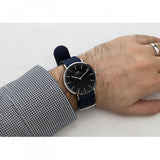 Daniel Wellington Classic Bayswater Black Dial Black NATO Strap Watch For Men - DW00100278 Buy Now By Daniel Wellington