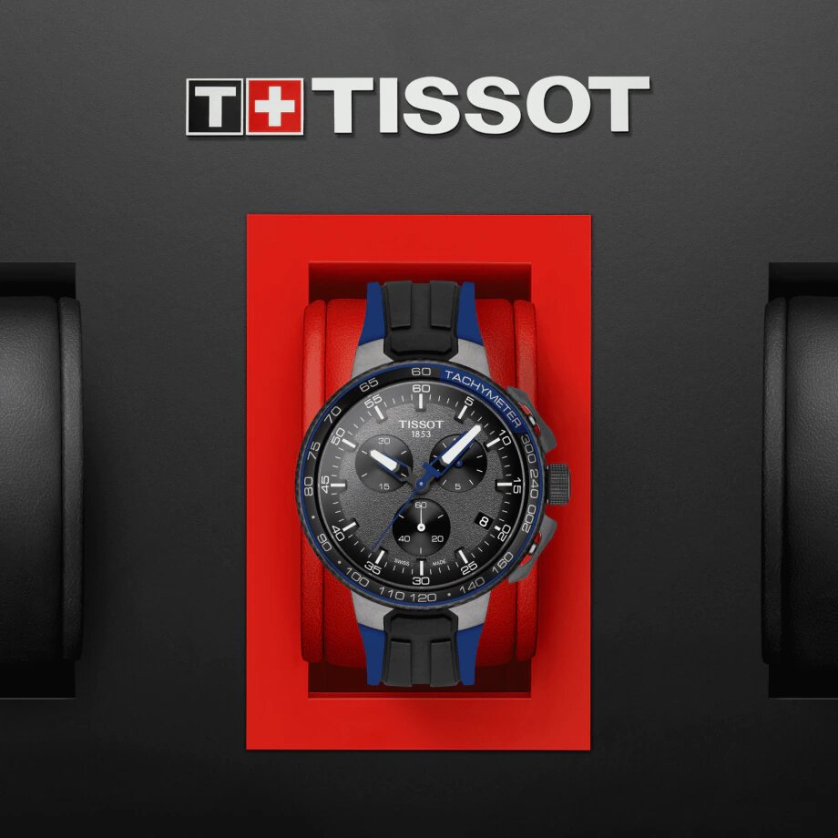 Tissot T Race Cycling Black Dial Two Tone Rubber Strap Watch For Men - T111.417.37.441.06 Buy Now By Tissot