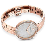 Swarovski Cosmopolitan Diamond Powder Silver Dial Rose Gold Steel Strap Watch for Women - 5517803 Buy Now By Swarovski