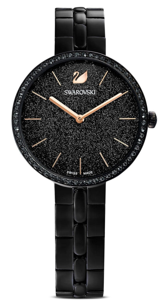 Swarovski Cosmopolitan PVD Black Dial Black Steel Strap Watch for Women - 5547646 Buy Now By Swarovski