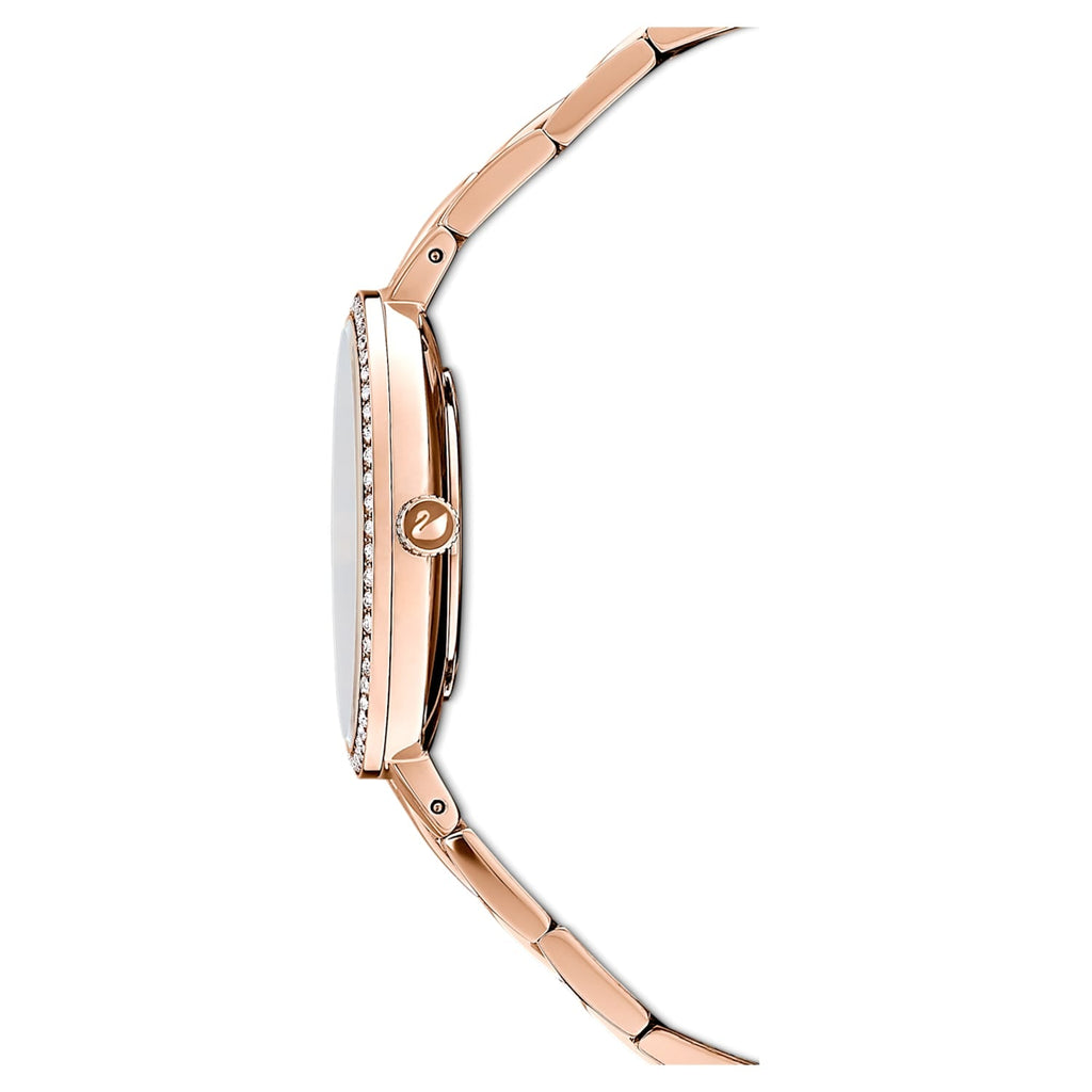 Swarovski Cosmopolitan Black Dial Rose Gold Steel Strap Watch for Women - 5517797 Buy Now By Swarovski