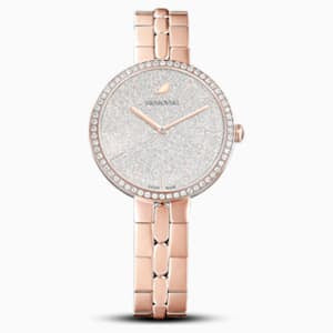 Swarovski Cosmopolitan Diamond Powder Silver Dial Rose Gold Steel Strap Watch for Women - 5517803 Buy Now By Swarovski