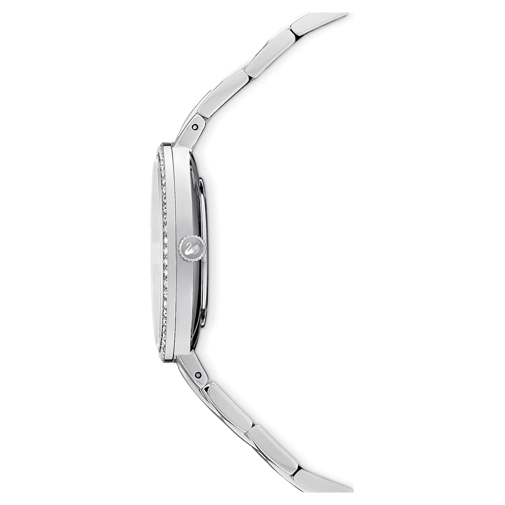 Swarovski Cosmopolitan Diamond Powder Silver Dial Silver Steel Strap Watch for Women - 5517807 Buy Now By Swarovski