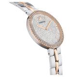 Swarovski Cosmopolitan Crystals Silver Dial Two Tone Steel Strap Watch for Women - 5644081 Buy Now By Swarovski