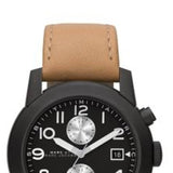 Marc Jacobs Larry Chronograph Black Dial Brown Leather Strap Watch for Men - MBM5053 Buy Now By Marc Jacobs