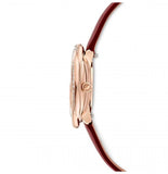 Swarovski Crystal Flower Red Dial Red Leather Strap Watch for Women - 5552780 Buy Now By Swarovski