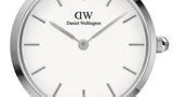 Daniel Wellington Iconic Link White Dial Silver Steel Strap Watch For Women - DW00100207 Buy Now By Daniel Wellington