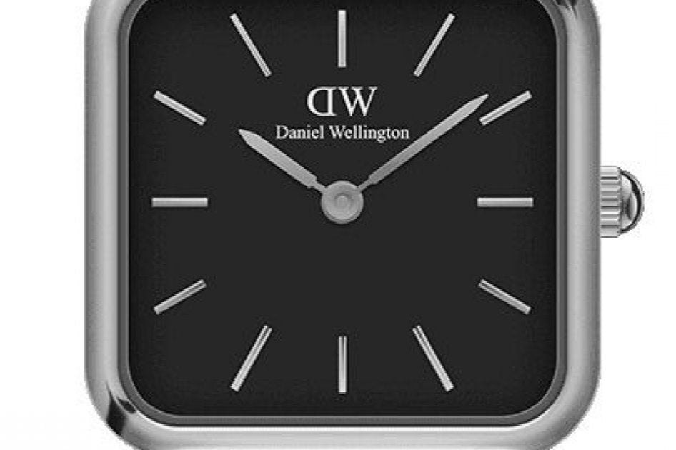 Daniel Wellington Quadro Studio Black Dial Silver Mesh Strap Watch For Women - DW00100522 Buy Now By Daniel Wellington