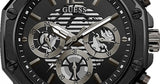 Guess Momentum Black Dial Black Rubber Strap Watch for Men - GW0263G4 Buy Now By Guess