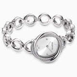Swarovski Crystal Flower Silver Dial Silver Steel Strap Watch for Women - 5547622 Buy Now By Swarovski