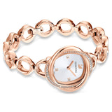 Swarovski Crystal Flower Silver Dial Rose Gold Steel Strap Watch for Women - 5547626 Buy Now By Swarovski