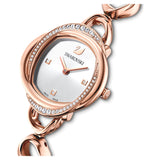 Swarovski Crystal Flower Silver Dial Rose Gold Steel Strap Watch for Women - 5547626 Buy Now By Swarovski
