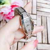 Bulova Crystal Collection Silver Dial Silver Steel Strap Watch for Women - 96L235 Buy Now By Bulova