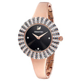 Swarovski Crystal Rose Black Dial Rose Gold Steel Strap Watch for Women - 5484050 Buy Now By Swarovski