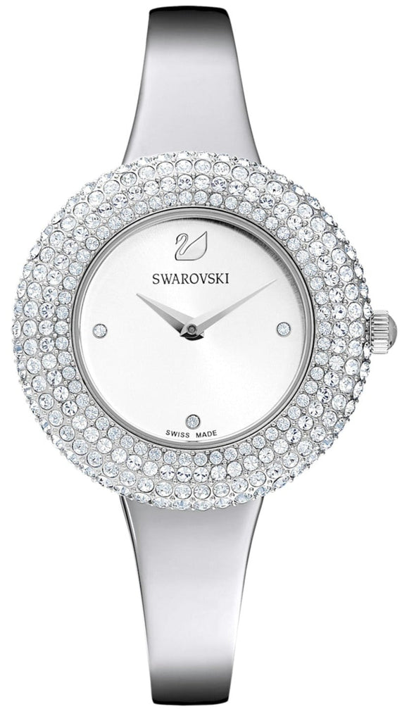 Swarovski Crystal Rose Silver Dial Silver Steel Strap Watch for Women - 5483853 Buy Now By Swarovski