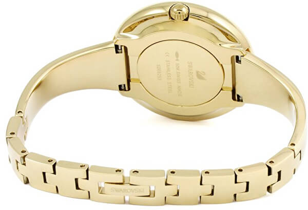 Swarovski Crystalline Bracelet White Dial Gold Steel Strap Watch for Women - 5269253 Buy Now By Swarovski