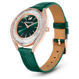 Swarovski Crystalline Aura Green Dial Green Leather Strap Watch for Women - 5644078 Buy Now By Swarovski