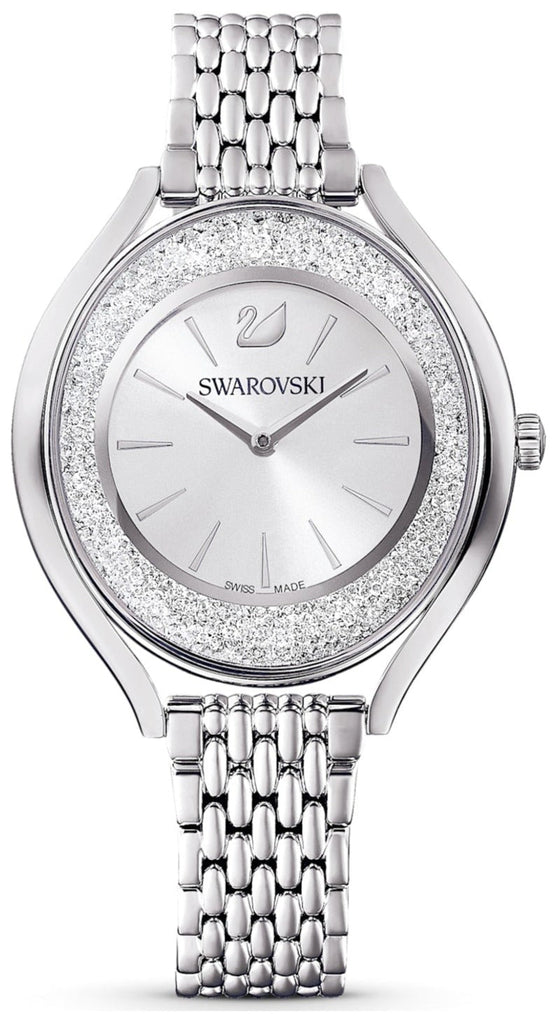 Swarovski Crystalline Aura Silver Dial Silver Steel Strap Watch for Women - 5519462 Buy Now By Swarovski