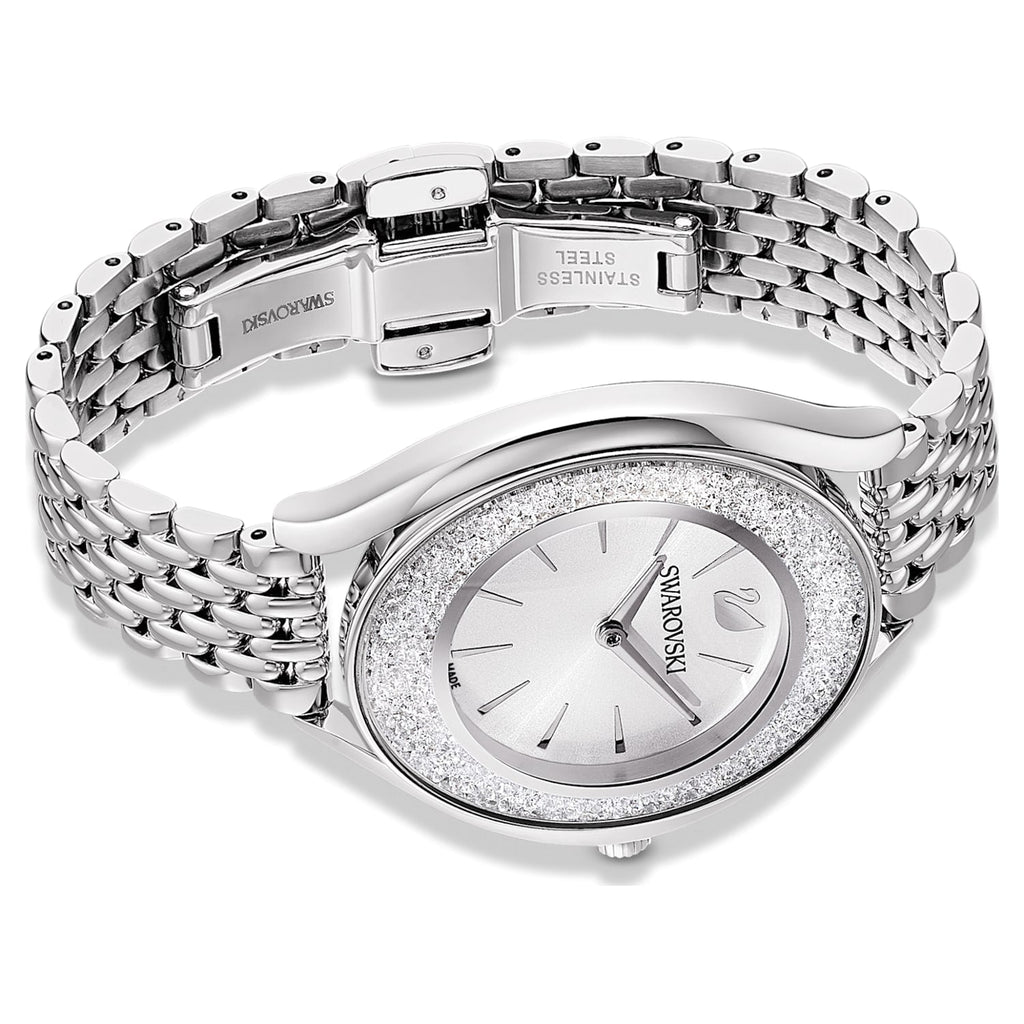 Swarovski Crystalline Aura Silver Dial Silver Steel Strap Watch for Women - 5519462 Buy Now By Swarovski
