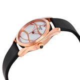 Tissot T Wave Diamond Mother of Pearl Dial Black Leather Strap Watch For Women - T112.210.36.111.00 Buy Now By Tissot